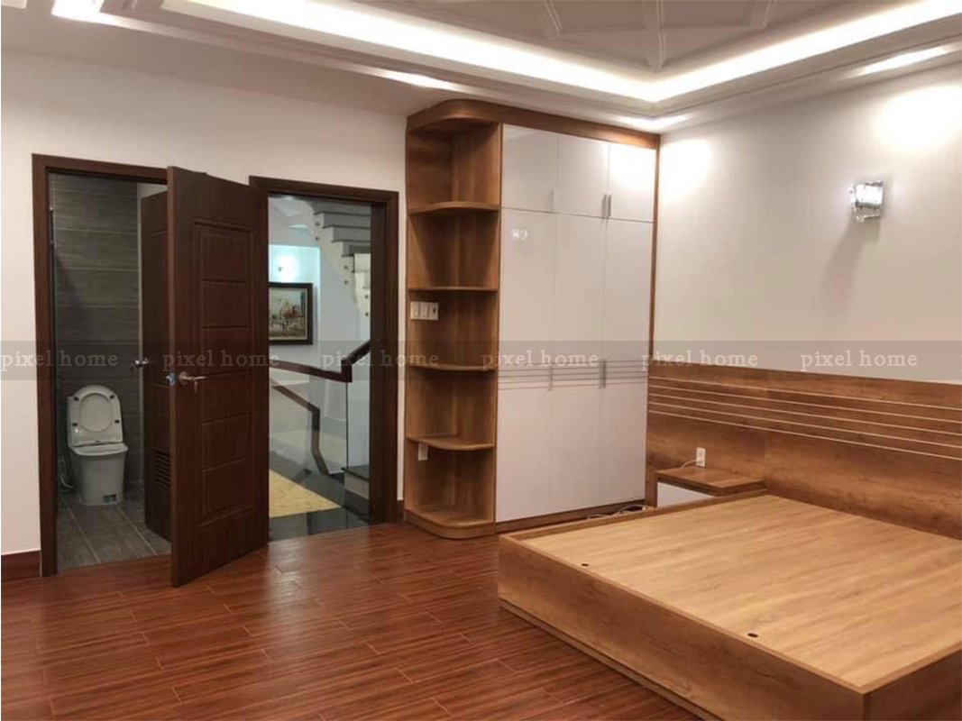 Nội thất phòng ngủ gỗ tần bì đẹp