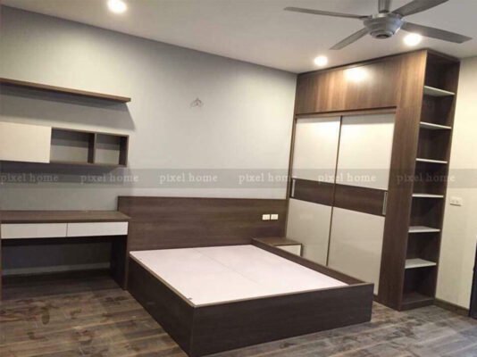 giường ngủ gỗ công nghiệp giá rẻ