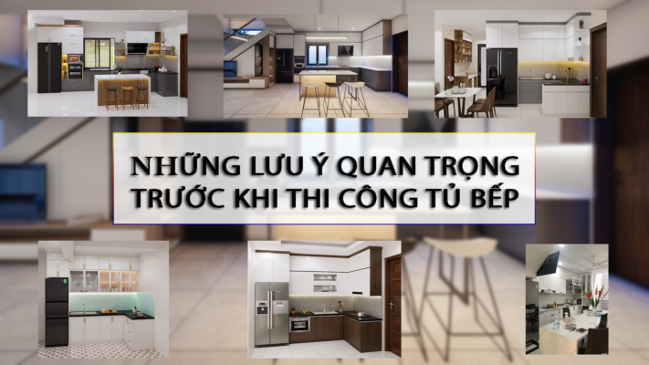 Những lưu ý quan trọng khi làm tủ bếp