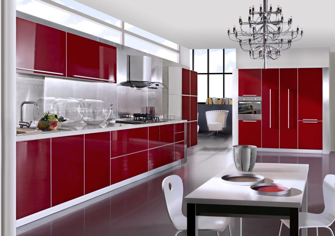 Tủ bếp Acrylic cao cấp