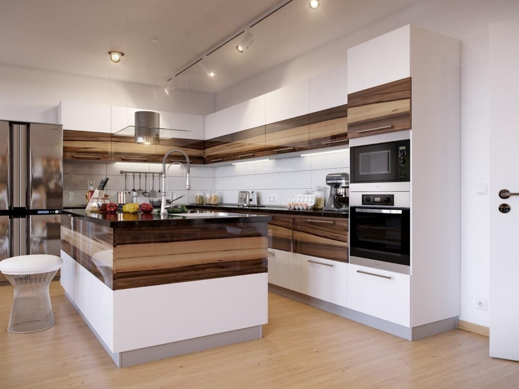 Tủ bếp Acrylic cao cấp