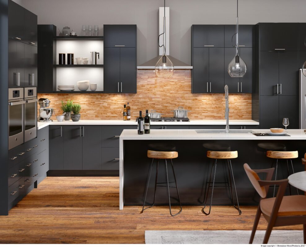 Tủ bếp Acrylic cao cấp