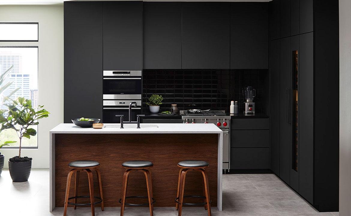 Tủ bếp Acrylic cao cấp