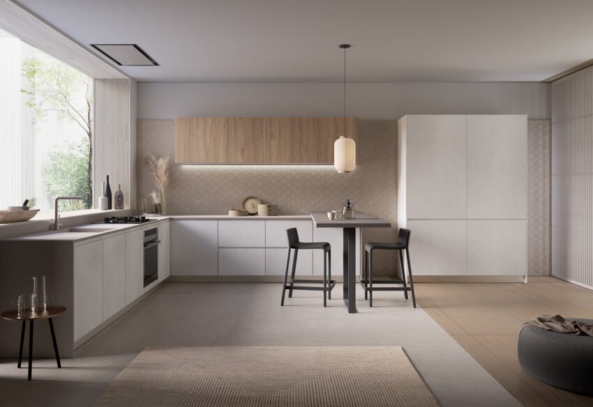 Tủ bếp gỗ MDF phủ Laminate cao cấp
