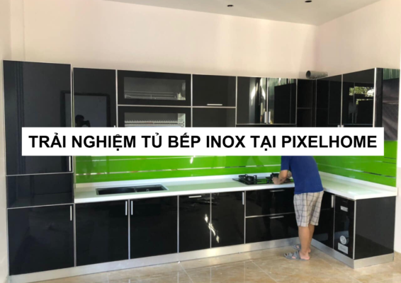 tủ bếp inox cao cấp